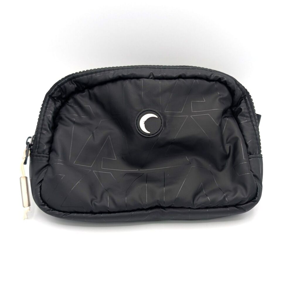 ZYIA Active by VOORAY Black Nylon Fanny Pack Waist Bag Crossbody Adjustable NWOT